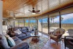 Open Living Area w/ Oceanside and Pool View, Pull Out Queen Sleeper Sofa
